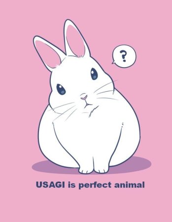 Кролик арт для срисовки