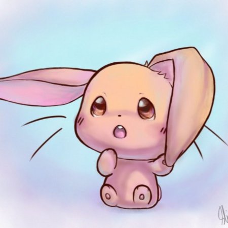 Рисунок зайчика для срисовки