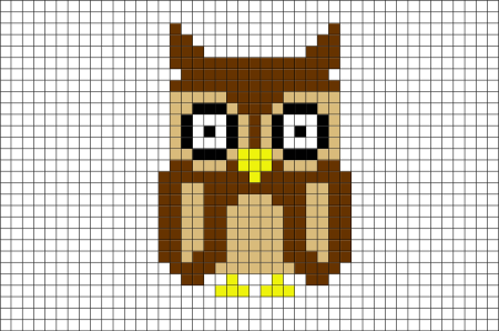 Рисунки по клеточкам лёгкие Куалы