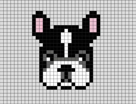 Рисунки в клеточку