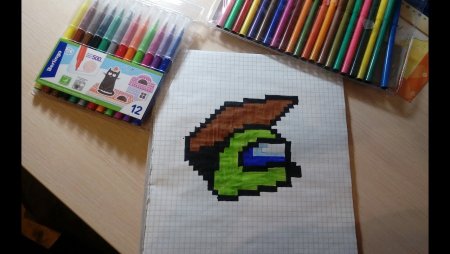 Амонг АС по клеточкам