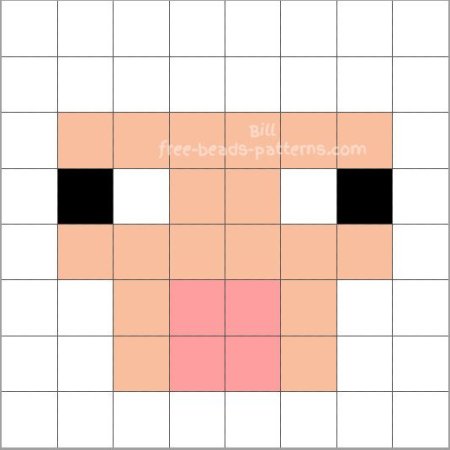 Рисунки по клеточкам из МАЙНКРАФТА