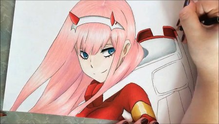 Милый во Франсе рисовка