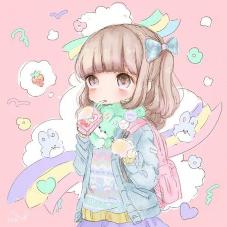 Милые аниме девочки