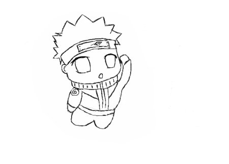 Аниме Чиби для срисовки Наруто
