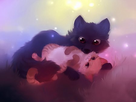 Аниме котики