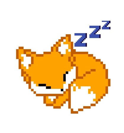 Лиса по пикселям