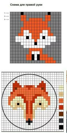 Жаккард лисы