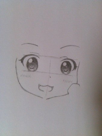 Милое лицо для срисовки