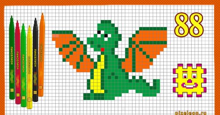 Картинки по клеткам