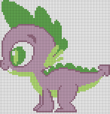 Спайк по клеточкам