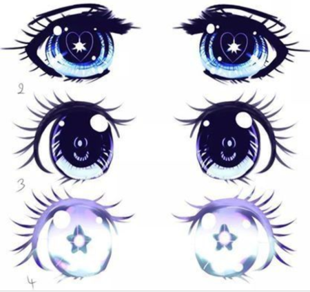 Няшные глаза аниме