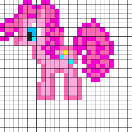 Мозаика по клеточкам