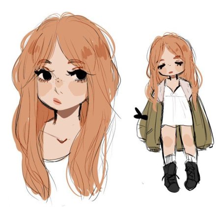 Милый стиль рисовки