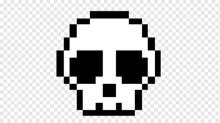 Череп пиксель