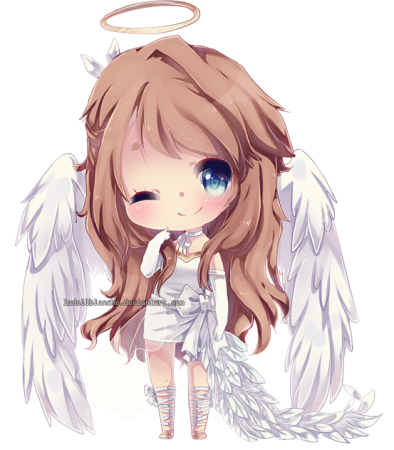 Аниме девочки ангелы милые
