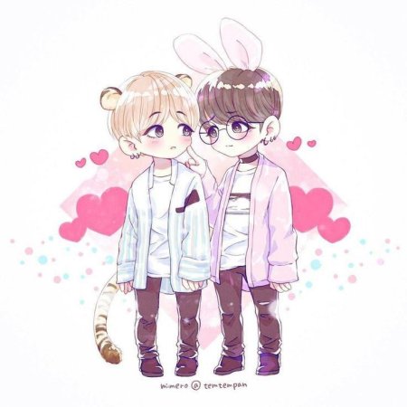 BTS чибики Чонгук