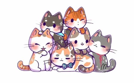 Кавайные котики