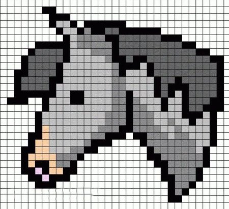 Животные по клеточкам