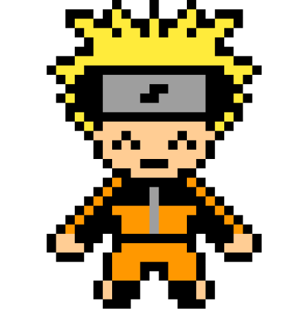 Наруто Pixel Art