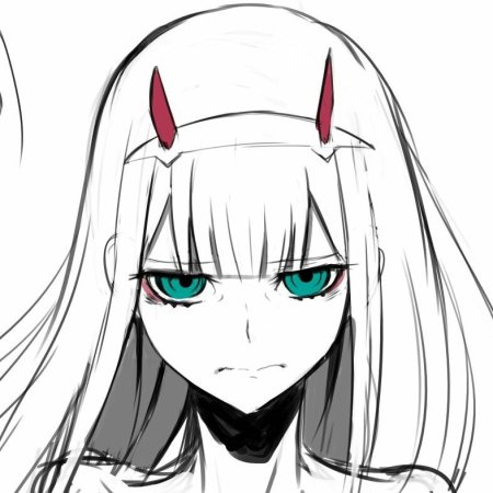 Рисунки для срисовки аниме 02