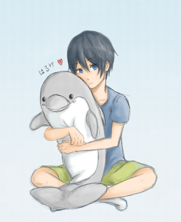 Харука Нанасэ и Дельфин арт