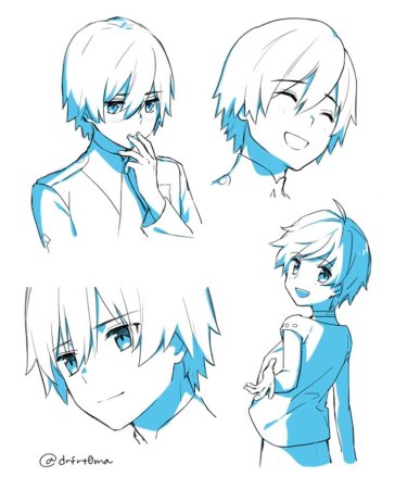 Хиро карандашом милый во Франсе