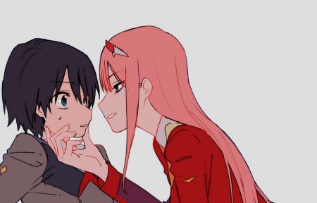 Аниме милый во Франксе Хиро