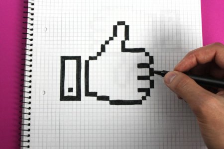 Рисунки в клеточку в блокноте