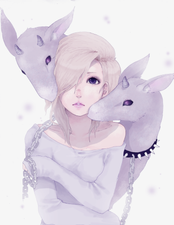 Олень аниме