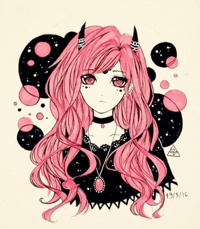 Аниме Pastel goth