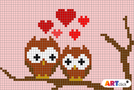 Вышивка крестиком по клеточкам