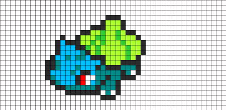 Pixel Art 32x32 Пикачу