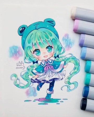 Аниме маркерами