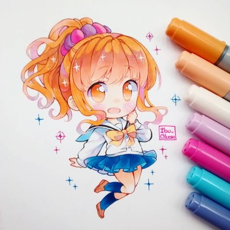 Кавайные скетчи