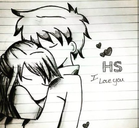 Рисунки ручкой про любовь
