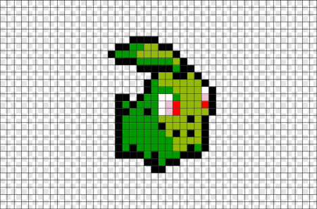 Рисование по клеткам еда