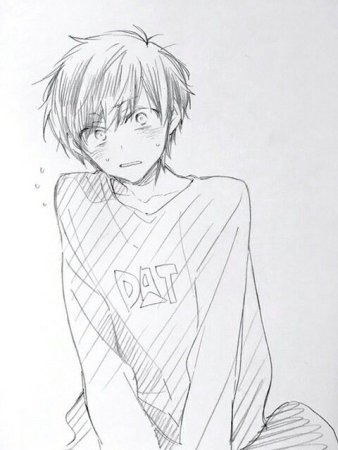 Аниме кун набросок