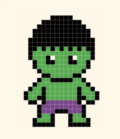 Пиксельный Халк