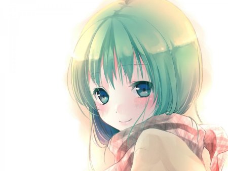 Аниме девочка лицо