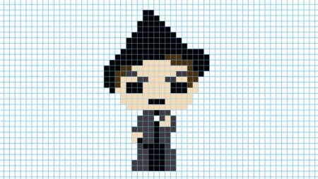 Рисунки по клеточкам персонажи Гарри Поттер