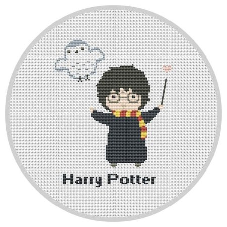 Гарри Поттер вышивка маленькая