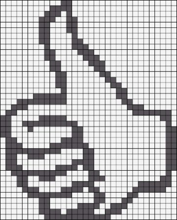 Одноцветные рисунки по клеткам