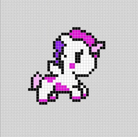 Единорог в клеточку