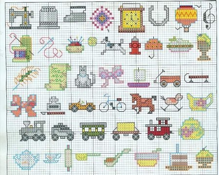 Рисунки по клеточкам еда