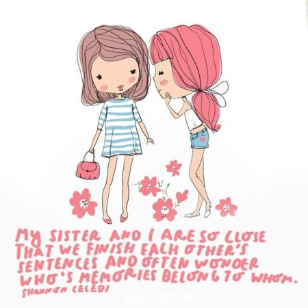 Рисунок на день рождения сестренке