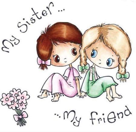 Рисунок на день рождения подруге