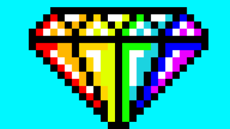 Алмаз по клеточкам