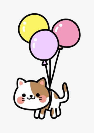 Котёнок с шариком