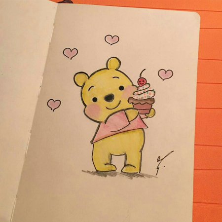 Винни пух картинки для срисовки